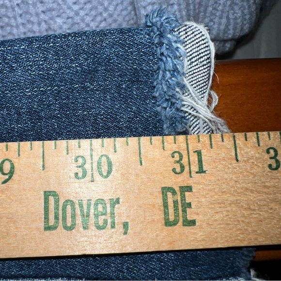 MOTHER The Weekender Fray Jeans Denim Dark Wash Women’s Size 32 - Picture 11 of 17